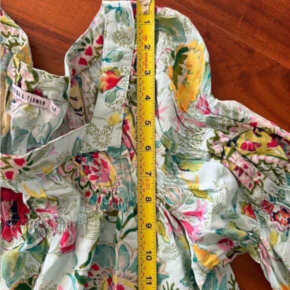 Figueroa & Flower 3/4 Border Print Sleeve Blouse - Picture 8 of 11